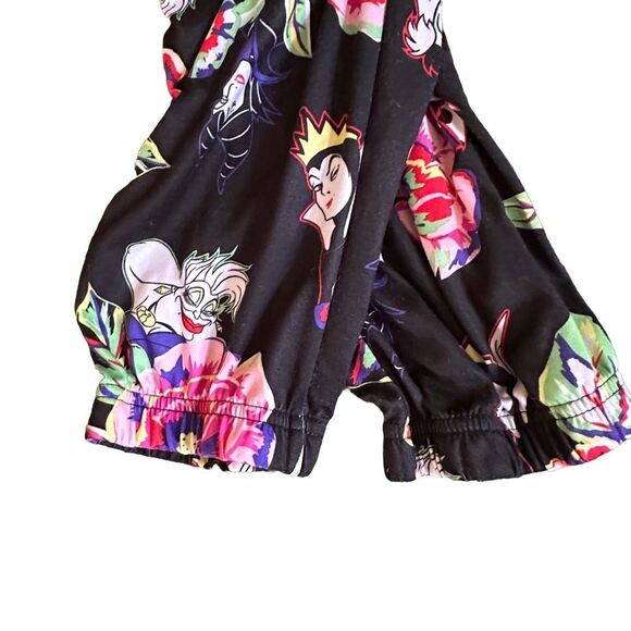 Disney Villains Women's Black Sleep Pants Jogger With Pockets Size Medium - Picture 4 of 8